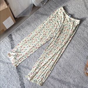 Floral Print Women's Pajama Pants
